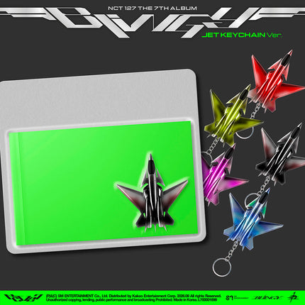NCT 127 - BLINGY 7TH ALBUM JET KEYCHAIN VER SET - COKODIVE