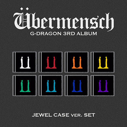 G-DRAGON - UBERMENSCH 3RD ALBUM JEWEL CASE VER SET - COKODIVE