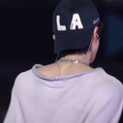 [BTS JIN LA CONCERT LOOK] BLOCK LA CHAIN STITCH BALL CAP
