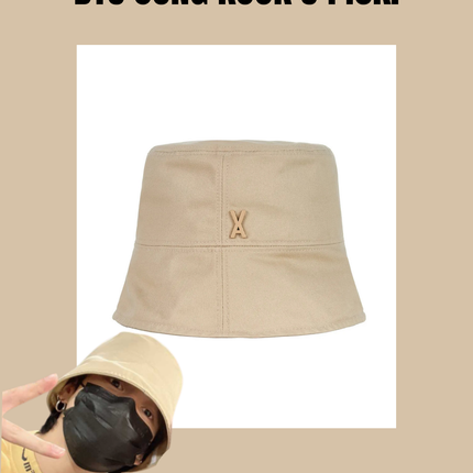 [BTS JUNG KOOK PICK] STUD DROP OVERFIT BUCKET HAT BEIGE - COKODIVE