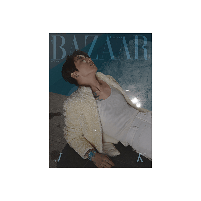 BTS JUNG KOOK - BAZAAR MAGAZINE 2026 JUNE ISSUE COVER C W - COKODIVE