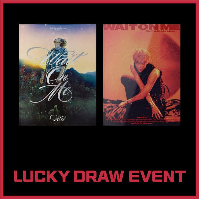 KAI - WAIT ON ME 4TH MINI ALBUM EVERLINE LUCKY DRAW EVENT PHOTOBOOK VER RANDOM - COKODIVE