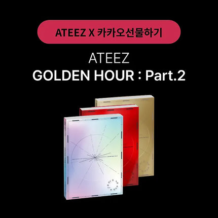 ATEEZ - GOLDEN HOUR : PART.2 11TH MINI ALBUM KAKAO GIFT PHOTOBOOK SET - COKODIVE