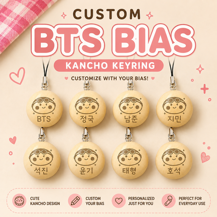 [FOR ARMY] CUSTOM BTS BIAS KANCHO KEYRING (SWIM VER) - COKODIVE