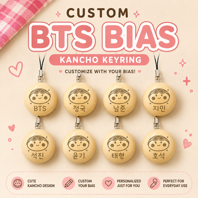 [FOR ARMY] CUSTOM BTS BIAS KANCHO KEYRING (SWIM VER) - COKODIVE