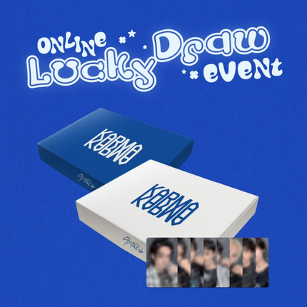 STRAY KIDS - KARMA 4TH ALBUM FANS LUCKY DRAW EVENT STANDARD RANDOM - COKODIVE