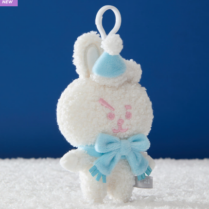 BT21 - SNOWMAN PLUSH KEYRING - COKODIVE