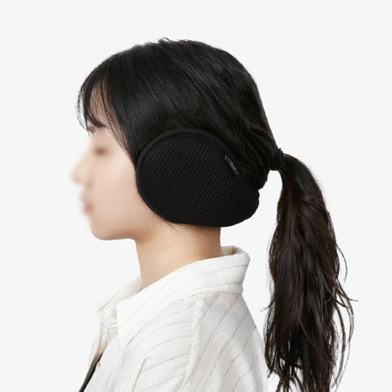 KNIT SPORTS EAR WARMERS BLACK - COKODIVE