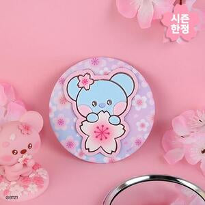 BT21 - CHERRY BLOSSOM LEATHER PATCH MIRROR KOYA - COKODIVE