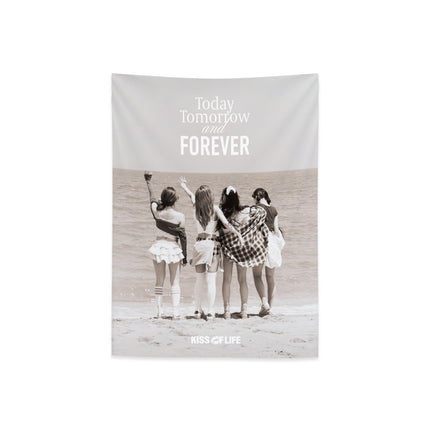 KISS OF LIFE - 224 4TH MINI ALBUM OFFICIAL MD CHIFFON FABRIC POSTER - COKODIVE