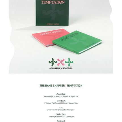TXT - THE NAME CHAPTER TEMPTATION 5TH MINI ALBUM - COKODIVE