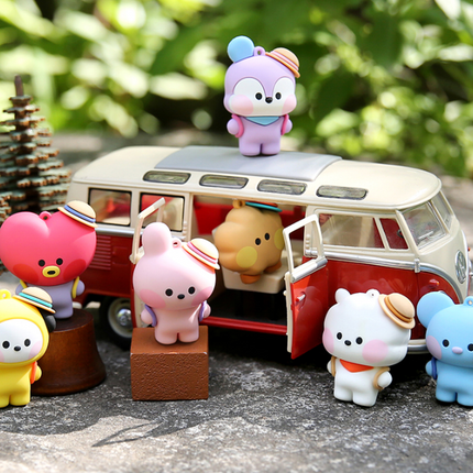 BT21 - PICNIC MININI FIGURE KEYRING