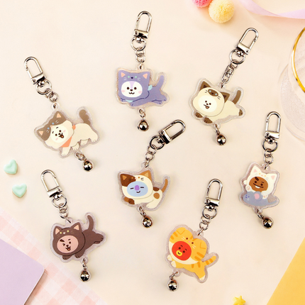 BT21 - CAT DAY ACRYLIC KEYRING