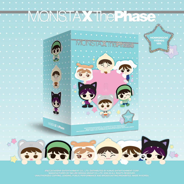 MONSTA X - THE PHASE EP ALBUM MONMUNGCHI FRIENDS VER RANDOM (LIMITED) MUU - COKODIVE