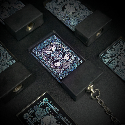 MOTHER OF PEARL LED LANTERN KEYRING - COKODIVE