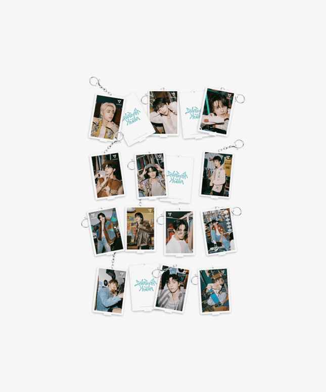 SEVENTEEN - SEVENTEENTH HEAVEN AM 5:26 LENTICULAR ACRYLIC KEYRING & STAND OFFICIAL MD - COKODIVE