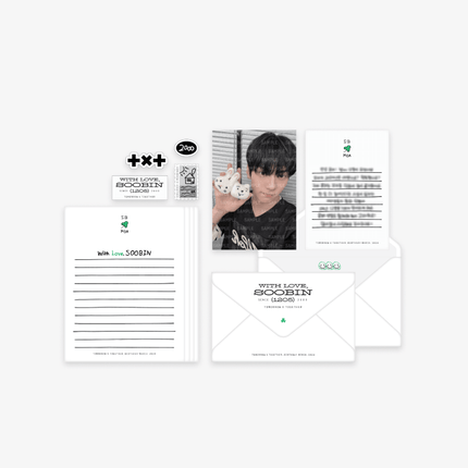 TXT SOOBIN - WITH LOVE, SOOBIN OFFICIAL MD LETTER SET - COKODIVE