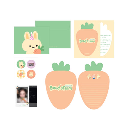 TWICE NAYEON - BUNNY'S FARM OFFICIAL MD LETTER PAPER SET - COKODIVE