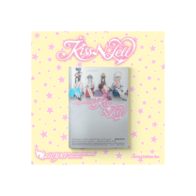 AESPA - KISS N TELL THE 1ST JAPAN MINI ALBUM LIMITED EDITION VER WV - COKODIVE