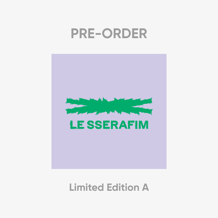 LE SSERAFIM - CRAZY JAPAN 3RD SINGLE ALBUM WEVERSE GIFT LIMITED EDITION A - COKODIVE