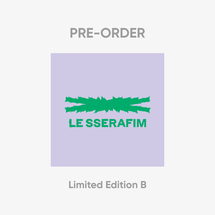 LE SSERAFIM - CRAZY JAPAN 3RD SINGLE ALBUM WEVERSE GIFT LIMITED EDITION B - COKODIVE