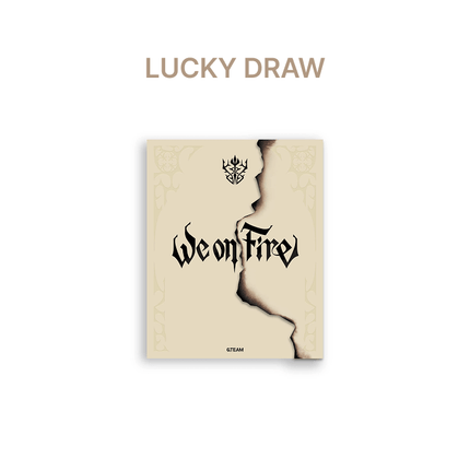 &TEAM - WE ON FIRE 3RD EP ALBUM WEVERSE SHOP LUCKY DRAW EVENT LIMITED EDITION VER (2EA) - COKODIVE
