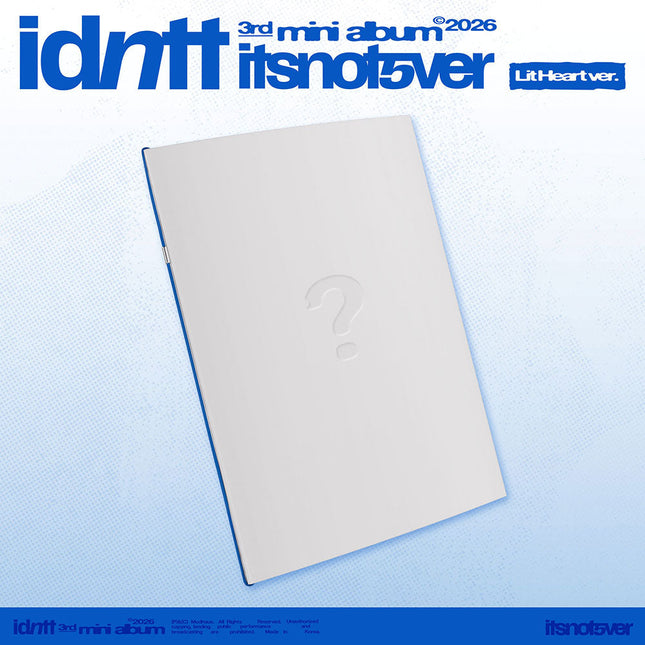 IDNTT - ITSNOTOVER 3RD MINI ALBUM STANDARD LIT HEART VER - COKODIVE