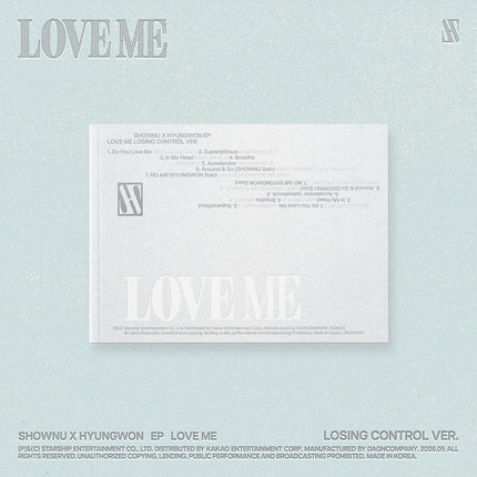 MONSTA X SHOWNU X HYUNGWON - LOVE ME EP ALBUM STARSHIP GIFT LOSING CONTROL VER - COKODIVE