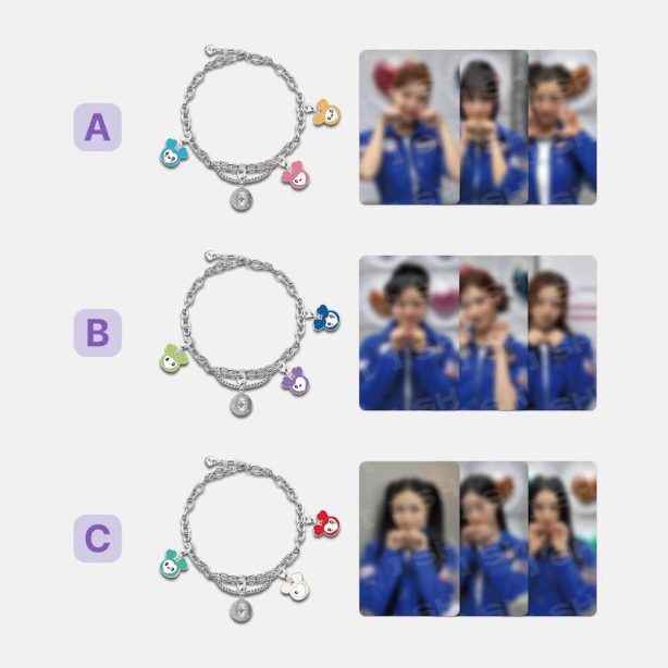 TWICE - 10VE UNIVERSE 2025 FANMEETING OFFICIAL MD LOVELY CUSTOM BRACELET - COKODIVE