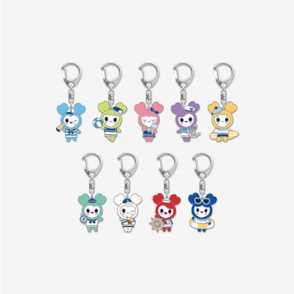 TWICE - THIS IS FOR 2026 WORLD TOUR FINALE IN SEOUL OFFICIAL MD LOVELY METAL KEYRING MARINE VER - COKODIVE