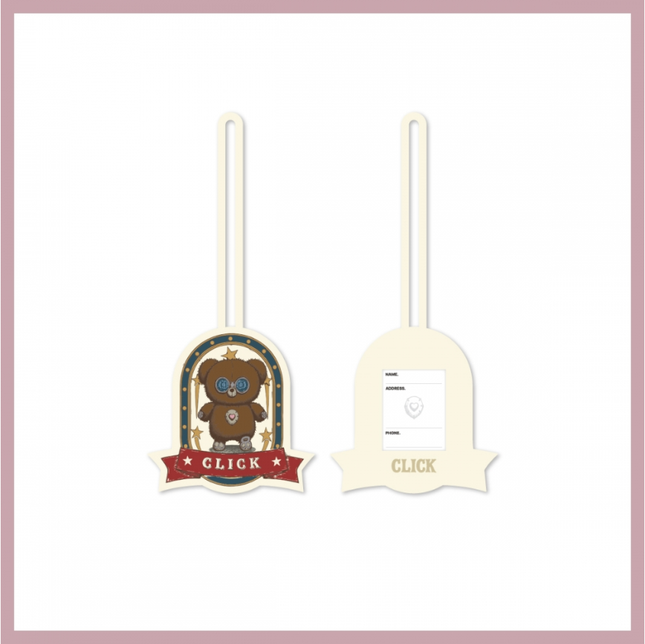 JISOO - CLICK IN SEOUL OFFICIAL MD LUGGAGE TAG - COKODIVE