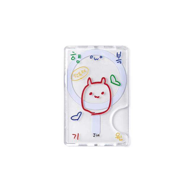 BTS JIN - RUNSEOKJIN OFFICIAL MD MAGNETIC CARD HOLDER VER. 2 - COKODIVE