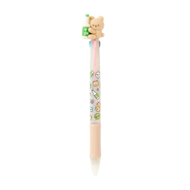 MAKGEOLLI LOVER BEAR 3-COLOR MULTI PEN - COKODIVE