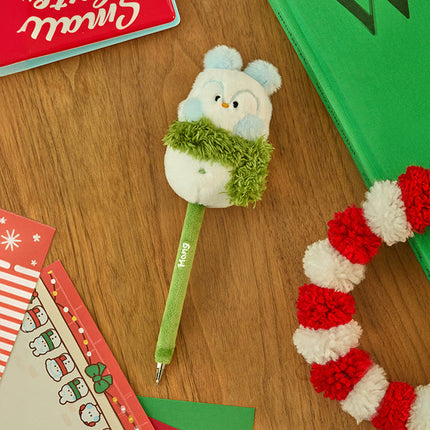 BT21 - MINI MININI PETIT HOLIDAY SNOWMAN DOLL GEL PEN