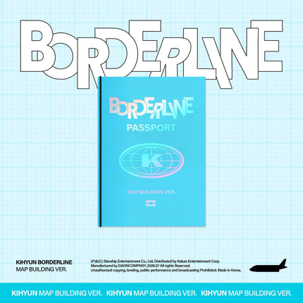 MONSTA X KIHYUN - BORDERLINE 2ND EP ALBUM STARSHIP GIFT MAP BUILDING VER - COKODIVE
