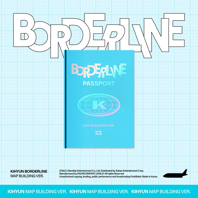 MONSTA X KIHYUN - BORDERLINE 2ND EP ALBUM STARSHIP GIFT MAP BUILDING VER - COKODIVE