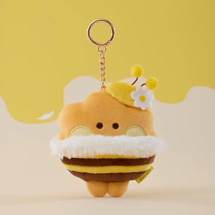 BT21 - MININI HONEYBEE PLUSH TAPE MEASURE KEYRING - COKODIVE
