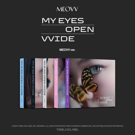 MEOVV - MY EYES OPEN VVIDE 1ST EP ALBUM YG SELECT GIFT MEOVV VER SET
