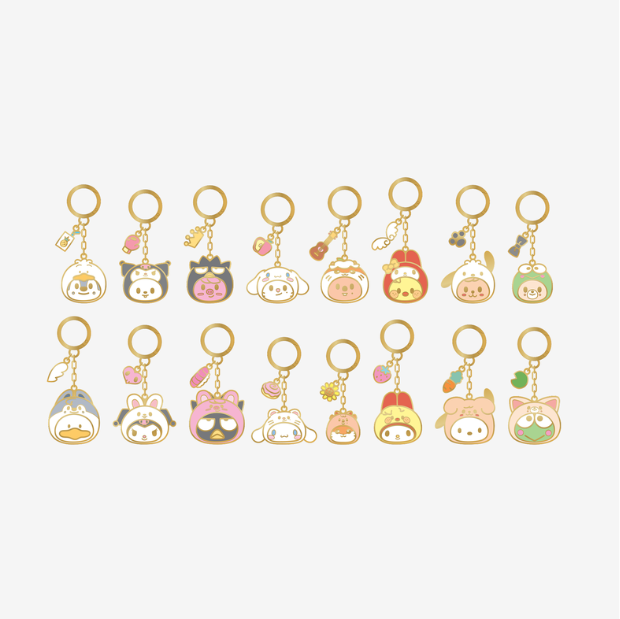 STRAY KIDS - SKZOO X SANRIO CHARACTERS OFFICIAL MD METAL KEYRING - COKODIVE