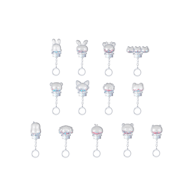 SEVENTEEN - NEW_ 2025 WORLD TOUR IN INCHEON OFFICIAL MD MINITEEN LIGHT STICK PARTS KEYRING - COKODIVE