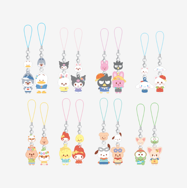 STRAY KIDS - SKZOO X SANRIO CHARACTERS OFFICIAL MD MINI FIGURE COUPLE KEYRING - COKODIVE