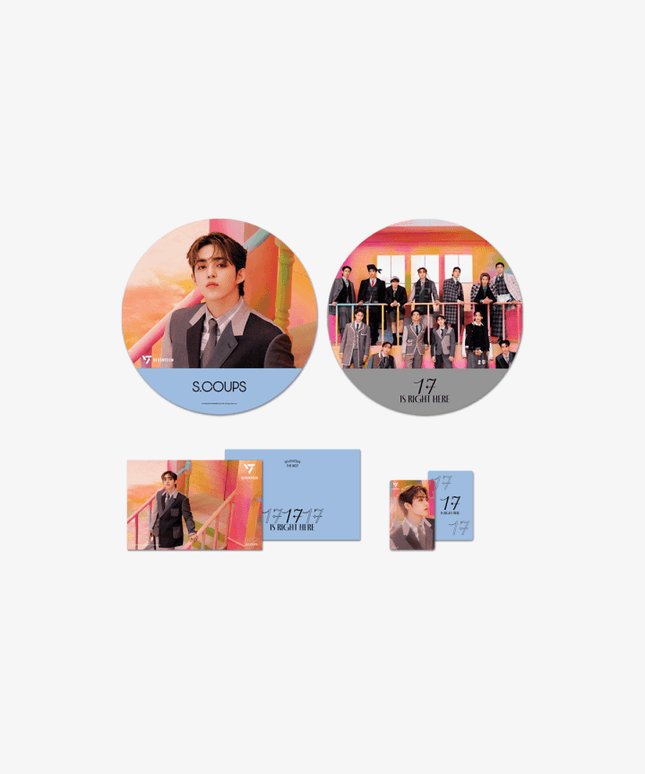 SEVENTEEN - 17 IS RIGHT HERE OFFICIAL MD MINI POSTER & IMAGE PICKET PACKAGE - COKODIVE