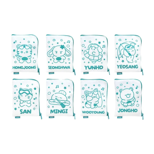 ATEEZ - 8TH ANNIVERSARY EXHIBITION: BLUE DRIFT OFFICIAL MD MINI POUCH (RANDOM) - COKODIVE
