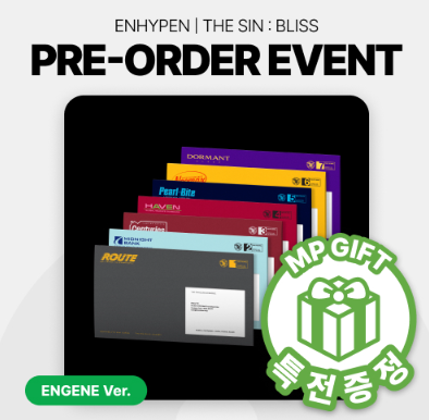 ENHYPEN - THE SIN : BLISS 8TH MINI ALBUM MUSICPLANT GIFT ENGENE VER RANDOM - COKODIVE