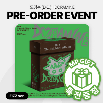 DOH KYUNG SOO (D.O.) - DOPAMINE THE 4TH MINI ALBUM MUSICPLANT GIFT FIZZ VER - COKODIVE