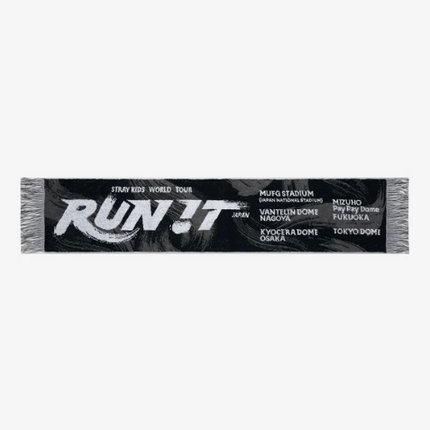 STRAY KIDS - RUN IT JAPAN WOURLD TOUR 2ND LINE UP OFFICIAL MD MUFFLER TOWEL - COKODIVE