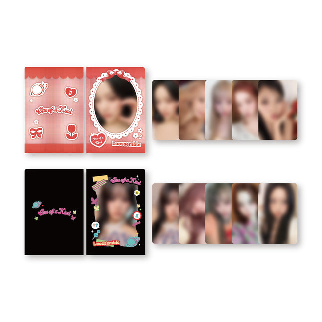 LOOSSEMBLE - ONE OF KIND 2ND MINI ALBUM OFFICIAL MD MINI L-HOLDER & PHOTOCARD SET - COKODIVE