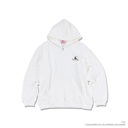 BLACKPINK - BLACKPINK X MY MELODY OFFICIAL MD ZIP UP HOODIE WHITE - COKODIVE