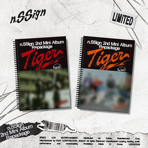 N.SSIGN - TIGER 2ND MINI ALBUM PHOTO BOOK REPACKAGE SET - COKODIVE