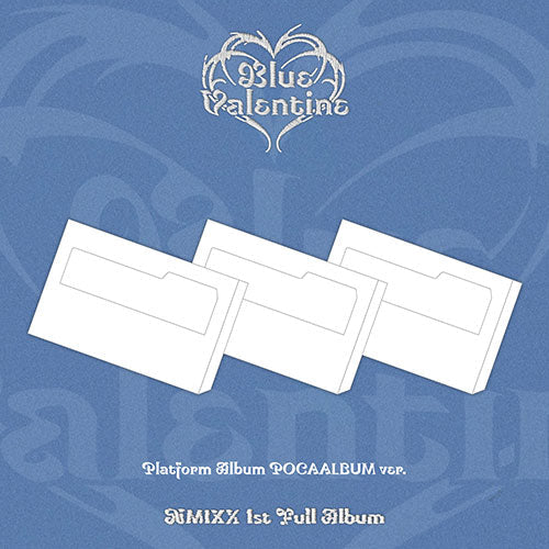 NMIXX - BLUE VALENTINE 1ST FULL ALBUM FANS GIFT PLATFORM ALBUM POCAALBUM VER SET - COKODIVE